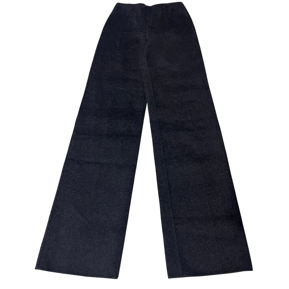 17-71 MICHAEL KORS Collection Virgin Wool High Waisted Flare Pants Gray 4